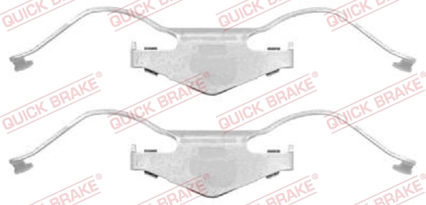 Accessory Kit, disc brake pad